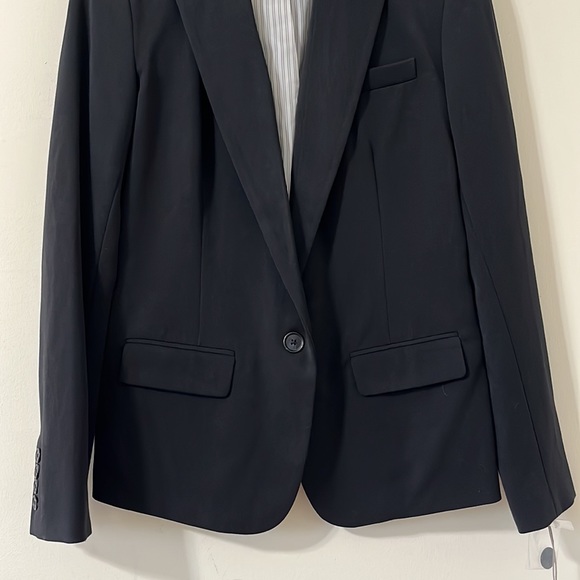 A New Day Black One Button Essential Blazer Jacket Size 8 NEW - Picture 3 of 10